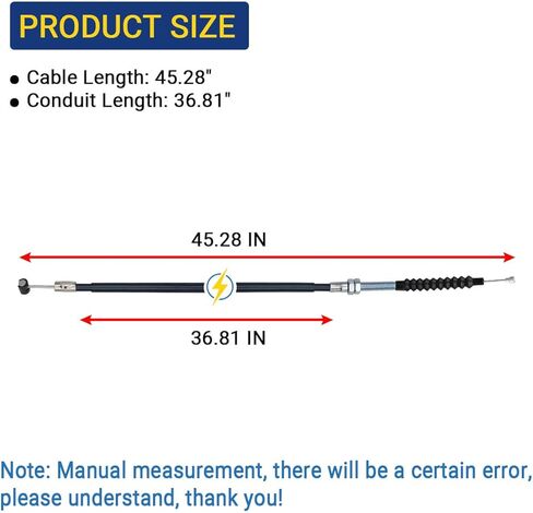 22870-KF9-900 كبل القابض لهوندا ATC200X CB125S XL125S XL185S XL200R XR200R | يستبدل 22870-KT0-670 | 1 حزمة استبدال كابل القابض للدراجات النارية in Kuwait