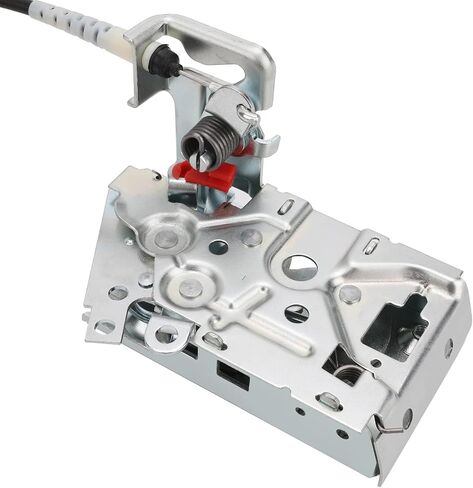 Front Left Driver Side Door Latch Lock Assembly - F4TZ-15219A65-A Replacement for 1992-1997 Ford F150 F250 F350 & 1992-1996 Bronco | Power Door Latch Actuator Motor Cable Rod Kit (LH Side) in Kuwait