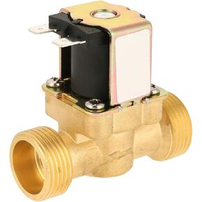 صمام الملف اللولبي الكهربائي DC12V G3/4 صمام مياه نحاسي مغلق عادة، معدل ضغط 0.8MPa (DC12V) in Kuwait