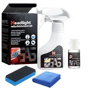 Automotive Headlamp Restoration Fluid Oxidized, 2025 Upgraded Headlight Restoration Kit, Automotive Headlight Cleaner and Restorer Coating Kit for Cloudy Headlights All Vehicle Types (2 Set) in Saudi Arabia