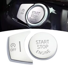Black Start Stop Button Cover Compatible with BMW X3 F25 2011-2016,X4 F26 2014-2016,X5 F15 2014-2018,X6 F16 2015-2018,Engine Switch Button Trim Cover Compatible with BMW Accessories in Saudi Arabia