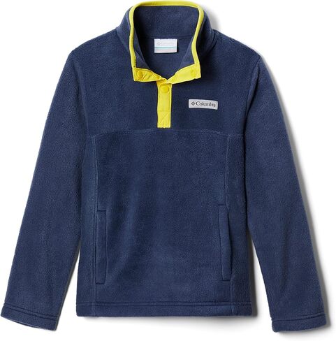 Columbia Youth Boys Steens Mtn 1/4 Snap Fleece Pull-over, Black, X-Small in Saudi Arabia