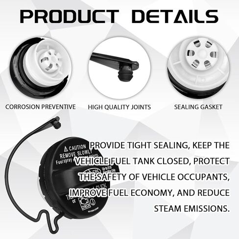 غطاء خزان الوقود بغطاء غاز OEM لسيارة Toyota Scion، Tacoma Lexus ES350، GS350، GS460، LX470، 4Runner، Avalon، Camry، Corolla، Highlander، Matrix، RAV4 77300-06040 أغطية وقود الزيت البديلة للسيارات in Kuwait