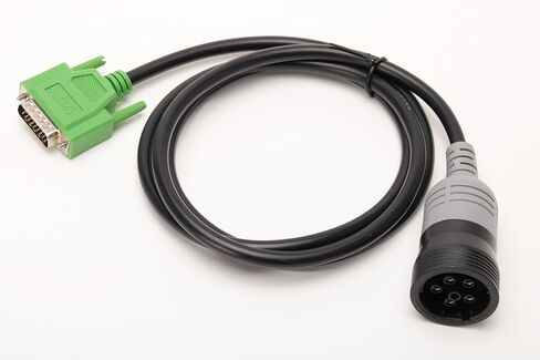 Wirenest® 6-Pin Heavy Duty Diagnostic Cable – Aftermarket Replacement for Noregon 121721 – Compatible with JPRO® DLA+ 2.0 & DLA+ 3.0 – J1708/J1587 for 2005 & Older Trucks in Kuwait