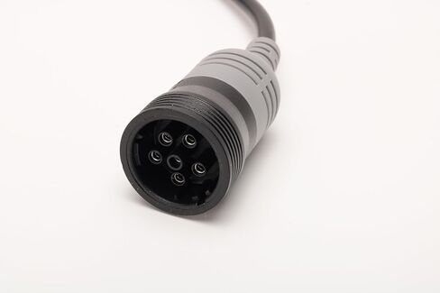 Wirenest® 6-Pin Heavy Duty Diagnostic Cable – Aftermarket Replacement for Noregon 121721 – Compatible with JPRO® DLA+ 2.0 & DLA+ 3.0 – J1708/J1587 for 2005 & Older Trucks in Kuwait