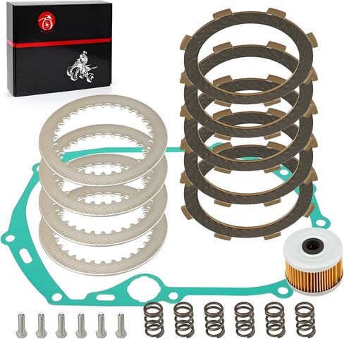 For Kawasaki KLX110 BR125 Z125 PRO Clutch Friction Plates + Gasket Spring Kit w/Oil Filter 2000-20024 13088-1111 in Saudi Arabia