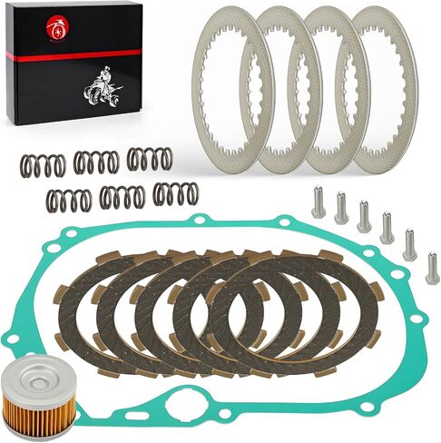 For Kawasaki KLX110 BR125 Z125 PRO Clutch Friction Plates + Gasket Spring Kit w/Oil Filter 2000-20024 13088-1111 in Saudi Arabia