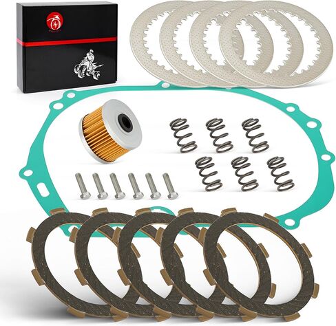 For Kawasaki KLX110 BR125 Z125 PRO Clutch Friction Plates + Gasket Spring Kit w/Oil Filter 2000-20024 13088-1111 in Saudi Arabia