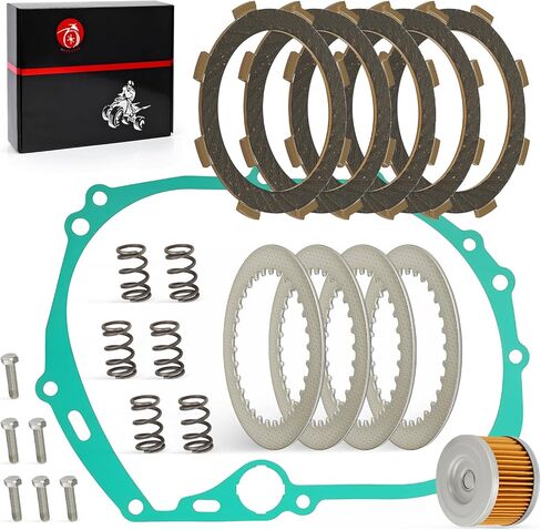 For Kawasaki KLX110 BR125 Z125 PRO Clutch Friction Plates + Gasket Spring Kit w/Oil Filter 2000-20024 13088-1111 in Saudi Arabia
