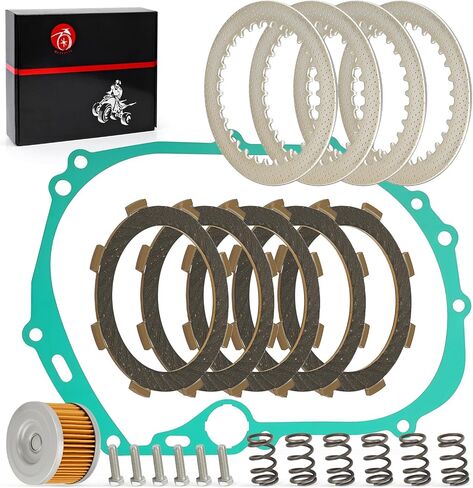 For Kawasaki KLX110 BR125 Z125 PRO Clutch Friction Plates + Gasket Spring Kit w/Oil Filter 2000-20024 13088-1111 in Saudi Arabia