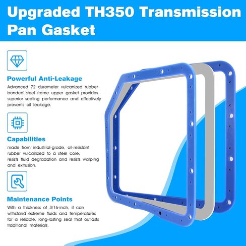 حشية وعاء زيت ناقل الحركة لحشية وعاء ناقل الحركة GM Turbo 350، متوافقة مع حشية وعاء Moroso 93102 وTH350 in Kuwait