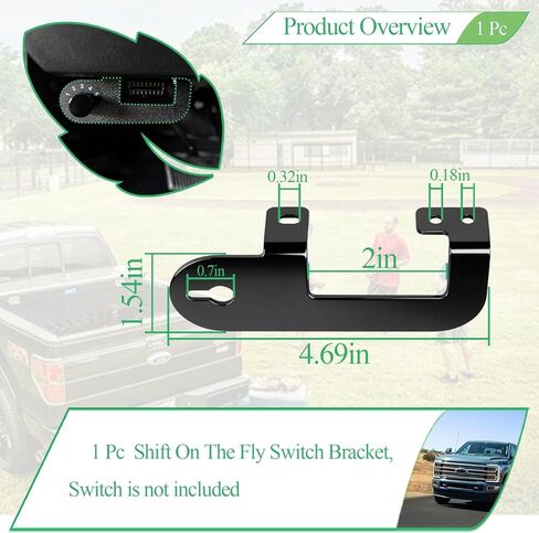 قطعة واحدة من دعامة التبديل على الطيران متوافقة مع 1999-2022 Ford F-250/F-350 Super Duty، تستخدم في منفذ Obd2 للمركبات، المفتاح غير متضمن، لا حاجة للحفر، أنيق وجميل in Kuwait