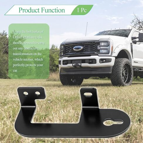 قطعة واحدة من دعامة التبديل على الطيران متوافقة مع 1999-2022 Ford F-250/F-350 Super Duty، تستخدم في منفذ Obd2 للمركبات، المفتاح غير متضمن، لا حاجة للحفر، أنيق وجميل in Kuwait