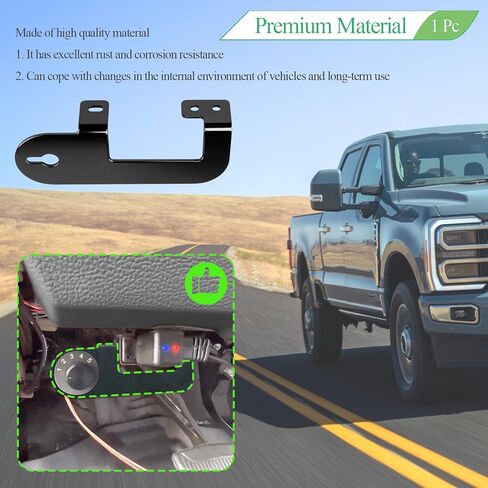 قطعة واحدة من دعامة التبديل على الطيران متوافقة مع 1999-2022 Ford F-250/F-350 Super Duty، تستخدم في منفذ Obd2 للمركبات، المفتاح غير متضمن، لا حاجة للحفر، أنيق وجميل in Kuwait