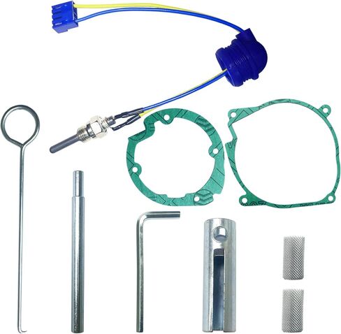 9PCS Glow Plug Repair Kit, 12V 5KW 8KW Diesel Heater Accessories Gaskets Ceramic Ignition Plug Repair Parts, for Chinese Diesel Parking Heater Air Heater, Maintenance Kit for Car Truck Boat in Saudi Arabia