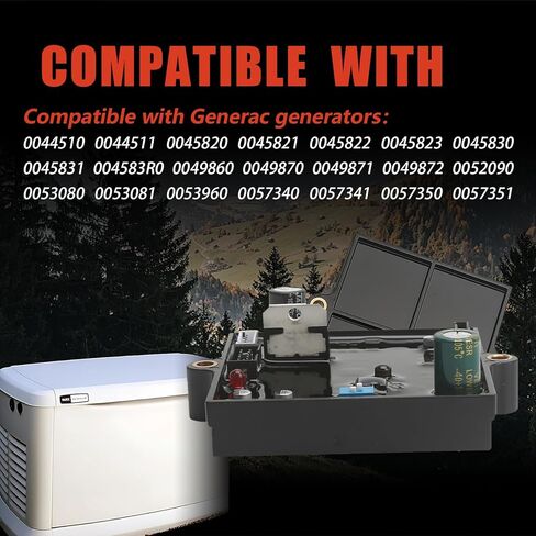 0D4409 وحدة تحكم محمولة مطورة PCB مع تحكم في الخمول متوافق مع مولدات Generac 0D44090SRV in Kuwait