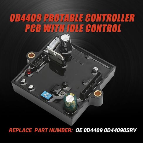 0D4409 وحدة تحكم محمولة مطورة PCB مع تحكم في الخمول متوافق مع مولدات Generac 0D44090SRV in Kuwait