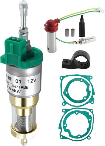 طقم إصلاح قابس الوهج 12 فولت 2 كيلو وات مناسب لسخان الديزل Eberspacher Airtronic Webasto 2-5KW، مضخة قياس الوقود 22 مل مع استبدال الحشيات 22451901 252069011300 252069100102، صيانة سخان الانتظار in Kuwait