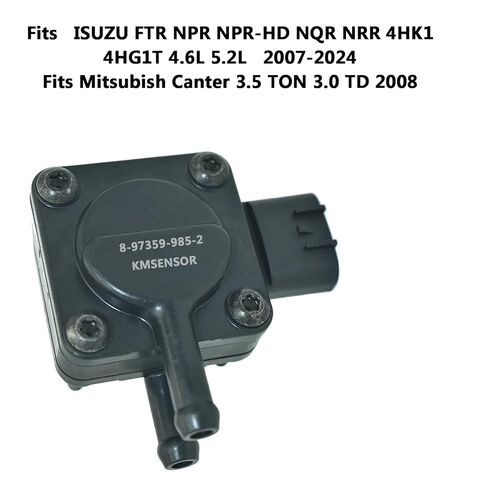 8973599852 Differential Pressure Sensor DPF Pressure Sensor ME353933 Fits Isuzu FTR NPR NPR-HD NQR NRR 4HK1 4HG1T 4.6L 5.2L 07-25 Fits Mitsubish Canter 3.5 TON 3.0 TD 2008 in Saudi Arabia