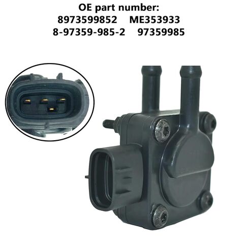 8973599852 Differential Pressure Sensor DPF Pressure Sensor ME353933 Fits Isuzu FTR NPR NPR-HD NQR NRR 4HK1 4HG1T 4.6L 5.2L 07-25 Fits Mitsubish Canter 3.5 TON 3.0 TD 2008 in Saudi Arabia