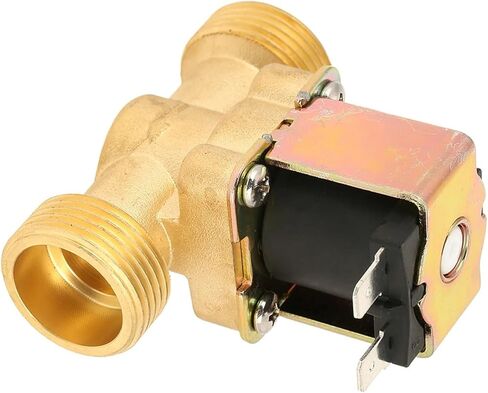 صمام الملف اللولبي الكهربائي DC12V G3/4 صمام مياه نحاسي مغلق عادة، معدل ضغط 0.8MPa (DC12V) in Kuwait