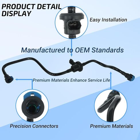 911-777 Vapor Canister Purge Valve Compatible with Focus 2.0L 2012-2018, Vapor Canister Purge Valve Solenoid with Hose Replace# 911-777, BV619D289HA,BV6Z-9D289-B, CP805, CP894, PV965 in Saudi Arabia