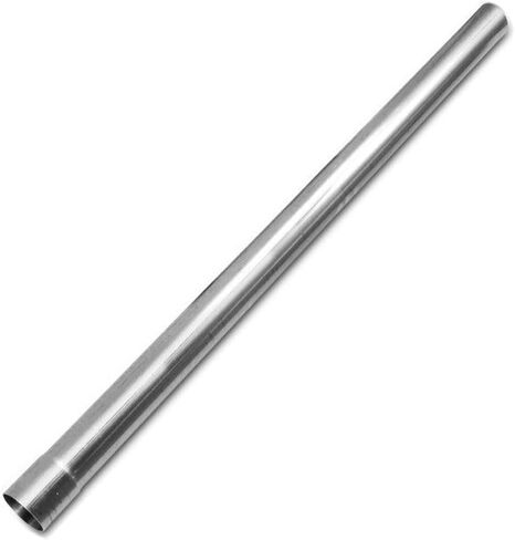 3 Inch DIY T304 Stainless Steel Exhaust Muffler Straight Pipe, Tailpipe 3"ID to 3"OD Exhaust Extension Tube Tailpipe 18" Length Universal Fitment in Saudi Arabia