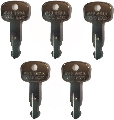 قطع غيار عامة لجرار شاحنة موتو السيارات OEM لـ 5 مفاتيح تناسب كوبوتا SSV75 SVL75 SVL75-2 SVL90 SVL90-2 SVL95-2 U15 U17 U25S U35 Mod-JZ985-29694، أسود in Kuwait
