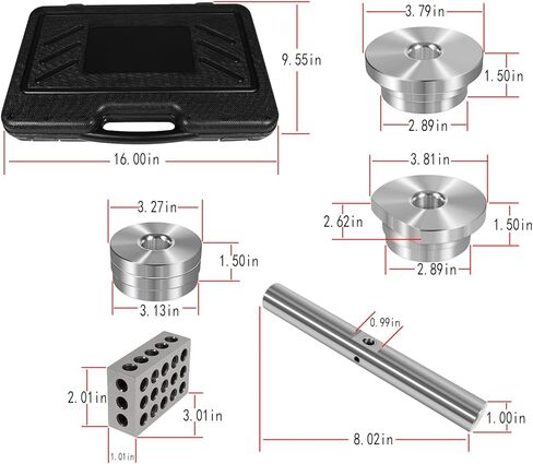 11001 Differential Pinion Depth Gauge Checker Service Tool Kit Fit For GM 10-14 Bolt, For Ford 7.5'' 8'' 8.8'' 9'', For Dana 30-80, For AMC 8 Bolt, And Most Differentials in Saudi Arabia