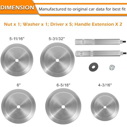 61850 Truck Hub Seal Installer Kit Fit for Size Seal for Class 7 & Class 8 Trucks, Trailers and Some Medium Duty Trucks in Saudi Arabia