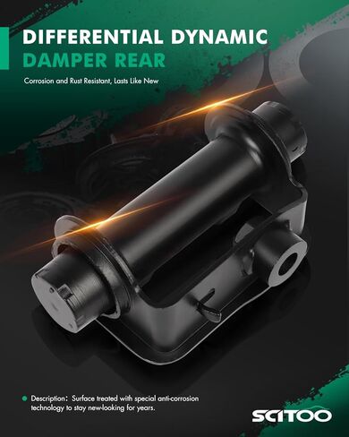 SCITOO Rear Differential Dynamic Damper for Honda Cr-V 1997-2001 Leaf Spring Accessory Suspension Bracket Replacement 924448 in Kuwait