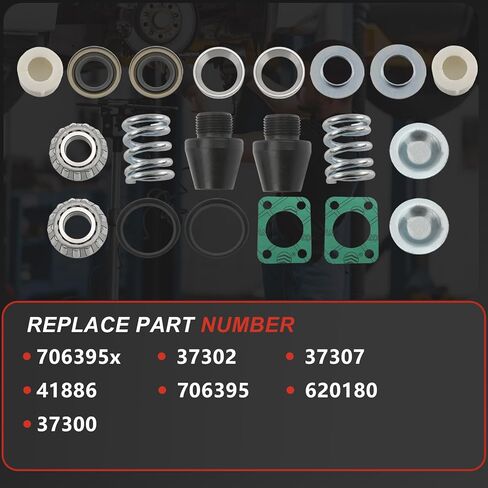 Kingpin Rebuild Kit Compatible with Chevy 1977-1991, Dodge 1975-1993, Ford 1976-1991 Dana 60 King Pin Axles Replace# 706395x 37302 37307 41886 in Kuwait