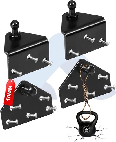 ARANA 10MM Gas Strut Mounting Brackets, Ball Stud Mount Bracket for Universal Lift Supports Shocks Spring Kits Hardware 4PCS with 16 Screws (Only Fits 10mm Ball Head) in Saudi Arabia