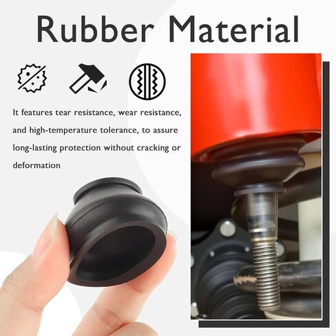 6PCS Ball Joint Boots Replacement,Rubber Tie Rod Boots Dust Cover Set for Steering/Suspension System,Universal Tie Rod End Boot Kit Car Accessories Fit for Most Vehicles in Kuwait