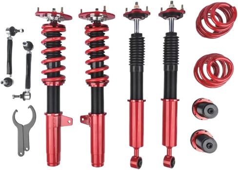 AP03 ارتفاع قابل للتعديل Coilover تعليق صدمة عدة 2.5 مم الموضوع متوافق مع قطع غيار الدراجات النارية السيارات 3 سلسلة E46 330i 325i 320i 1999 2000 2001 2002 2003 2004 2005 in Kuwait