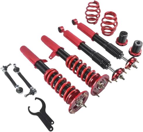 AP03 ارتفاع قابل للتعديل Coilover تعليق صدمة عدة 2.5 مم الموضوع متوافق مع قطع غيار الدراجات النارية السيارات 3 سلسلة E46 330i 325i 320i 1999 2000 2001 2002 2003 2004 2005 in Kuwait