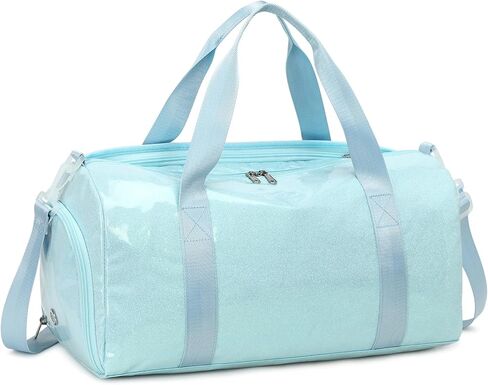 Duffle Bag for Girls Kids Gym Bag Women Workout Sports Travel Bag Weekender Overnight Bag with Shoe Compartment and Wet Pocket in Kuwait