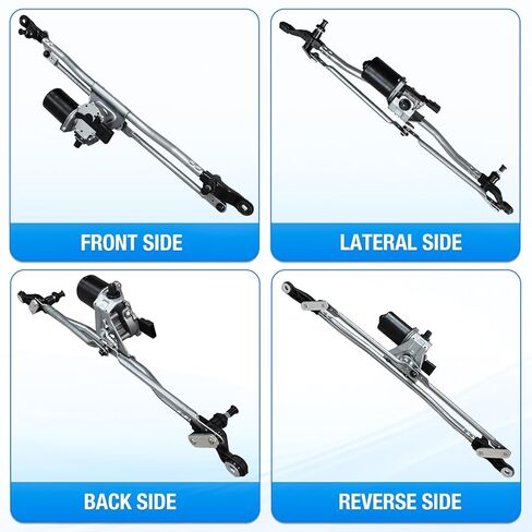 Windshield Wiper Motor & Linkage Assembly Compatible with Jeep Wrangler 2007-2018, Replaces#55077859AB 55077859AC 55077859AD in Kuwait