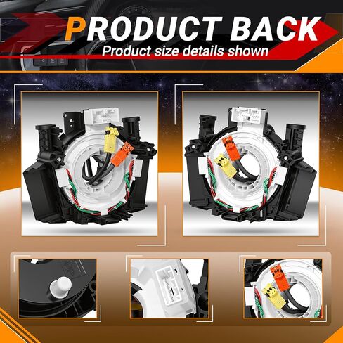 25567-ET025 سلك بديل 𝐂𝐥𝐨𝐜𝐤 𝐒𝐩𝐫𝐢𝐧𝐠 Nissan Titan 2004-2015,Rogue 2007-2015,Versa/Sentra 2007-2012,Murano 2003-2007، ماكسيما/كويست/350Z 2004-2009 # B5567-CB66A 25567-5X00A in Kuwait