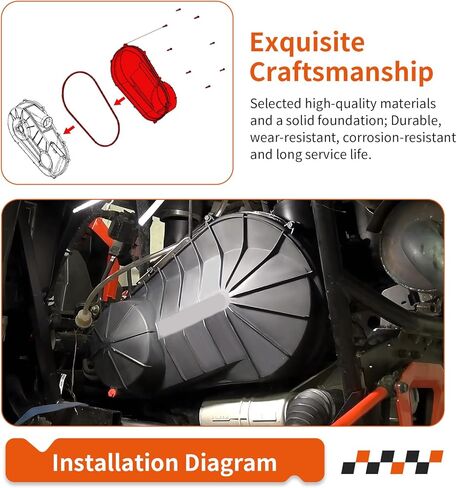 غطاء القابض الخارجي ومسمار حشية لبولاريس RZR رينجر رياضي ACE 325 570 900 1000 XP 4 2012-2025 2634179 2207124 in Kuwait