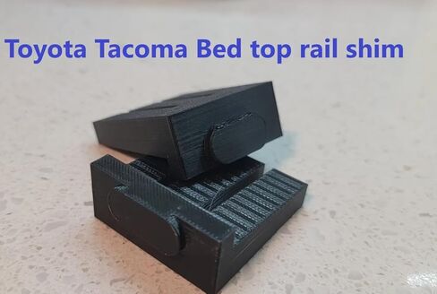 رقاقة بديلة لسكة السرير العلوية لسيارة Toyota Tacoma (الجيل الرابع) - فاصل مضاد للاعوجاج لسكك الشحن البلاستيكية ومحاذاة قضبان سطح السفينة، ملحقات سرير شاحنة الالتقاط in Kuwait