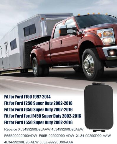 4 قطع من غطاء حاجز سرير الشاحنة البلاستيكي، غطاء جيب لصندوق التوصيل متوافق مع Ford F250 F350 F450 F550 Super Duty 2002-2016 F150 1997-2014 استبدال XL3499290D90AAW 4L3499290D90AEW in Saudi Arabia