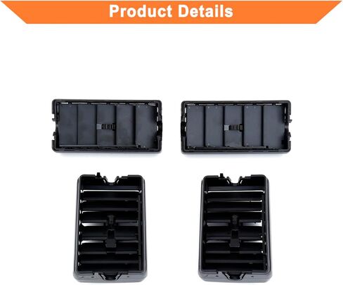 Dashboard Air Duct Vent AC Heater Louver Outlet Grille (4PCS).Replaces Part # 5FS10LAZAB 5FS10DX9 5DP55TAZ 5DP54TAZ.Compatible with 1997-2006 Jeep Wrangler TJ 1997-2001 Cherokee in Saudi Arabia