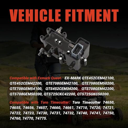 66FIT 136-4213 130-6892 132-0935 وحدة التحكم في الفرامل لصندوق الفرامل ASM الجديدة مع أداة اختبار متوافقة مع Toro Lawn Mower E-Series Quest، S-Series Quest in Kuwait