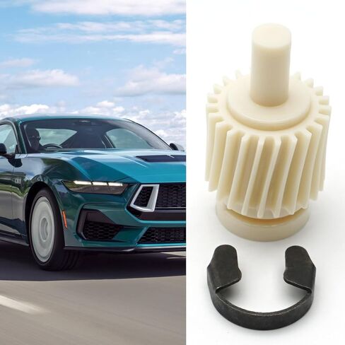 Speedometer Drive Gear for Ford Mustang 1983-1998 T5 or T45 Transmission, 23 Tooth Recalibration Gear, 3.73/4.10 Gears, White in Saudi Arabia