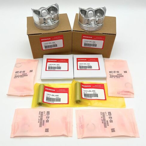 مجموعة أصلية من مكبس 13101-Z6L-020، حلقات مكبس 13010-Z6L-003، دبوس مكبس 13111-Z6L-000 ومشابك مكبس 90551-ZE1-000 لهوندا EB10000 GX630 GX660 GX690 GXV630 GXV660 GXV690 محركات GX700 GXV700 in Kuwait