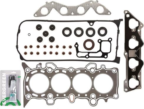 Evergreen SA-5494199554-5 مجموعة حشية كاملة محامل حلقات متوافقة مع/لـ 01-05 Honda Civic 1.7L SOHC D17A2 D17A6 in Kuwait