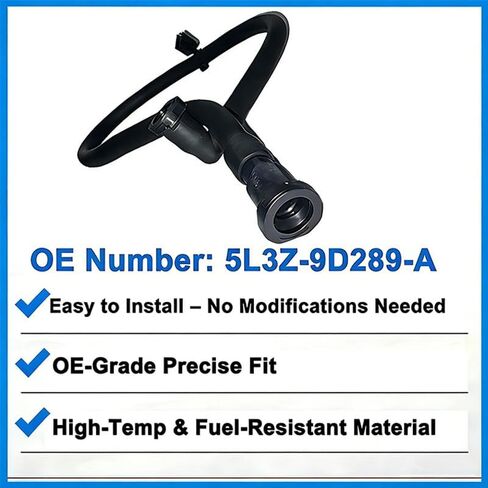 أنبوب فراغ بخار الوقود 5L3Z-9D289-A - بديل مباشر لـ 2005-2008 Ford F-150/Expedition، Lincoln Navigator و2006-2008 Mark-LT (محرك 5.4L) - مقاوم لدرجة الحرارة العالية (خرطوم التطهير) in Saudi Arabia