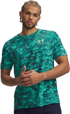 Under Armour Men's ABC CAMO Short-Sleeve T-Shirt , Black (001)/White , Medium in Kuwait