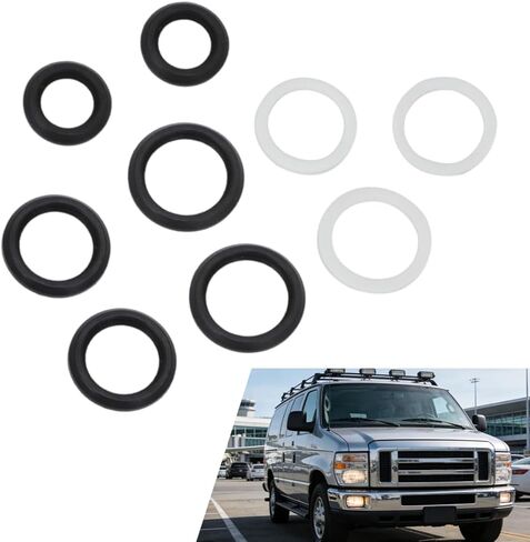 Motoparty Stand Pipe and Front Port Plug Seal Kit for Ford 6.0L Powerstroke, fix for Oil Leak for F250 F350 E350 2003-2010, Replaces AP0028 in Saudi Arabia
